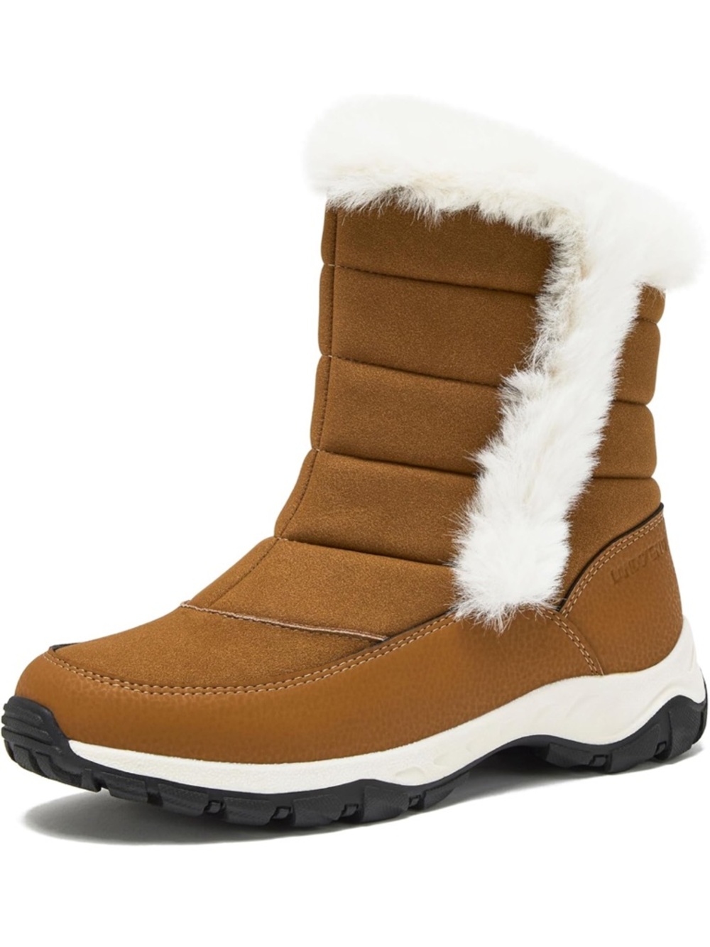 Lands End Women’s Brown Winter Faux-Fur Lined Snow Boot